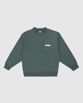 Vetements Детский зеленый свитшот с принтом KA10CW100E