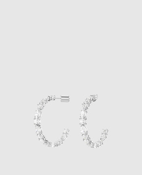 Swarovski Сріблясті сережки Mesmera 5672834