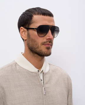 Stefano Ricci Черные очки Eagle с логотип логотип логотип SG22UMEACET