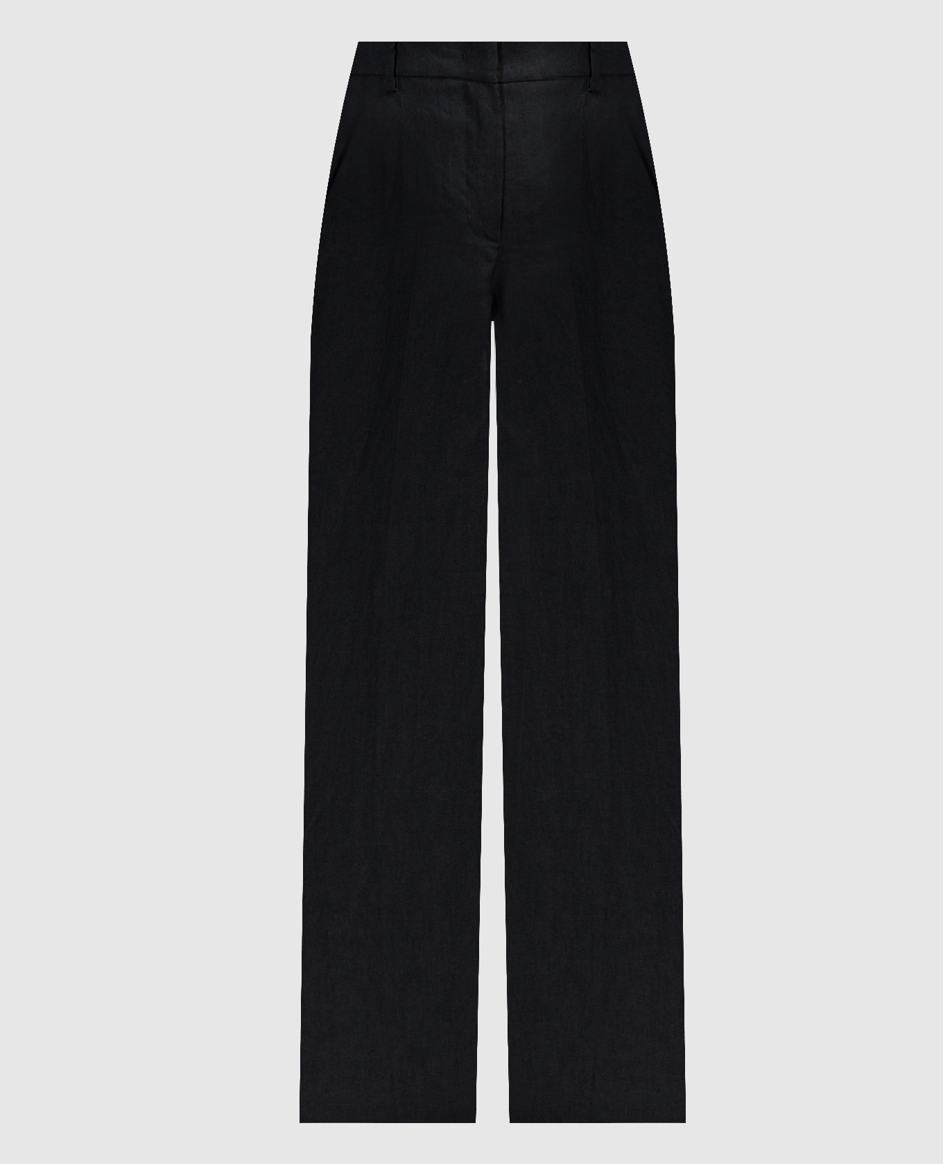 Black pants MALIZIA made of linen