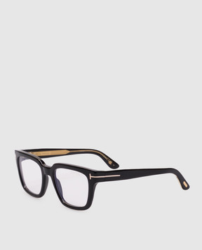 Tom Ford Чорні окуляри BLUE BLOCK з логотипом FT6027B