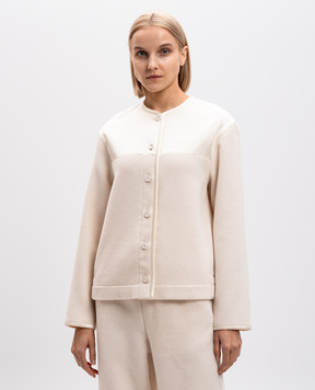 Jil Sander Бежевая куртка из шерсти J40BN0169J20228