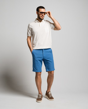 Enrico Mandelli Голубые шорты 0SHORT539I