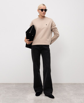 Ami Paris Бежевый свитшот FSW766730
