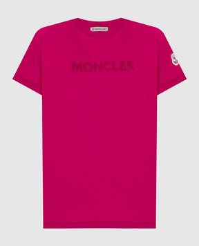 Moncler Рожева футболка з логотипом K10938C0000889AUO