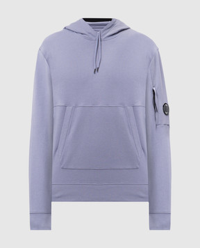 C.P. Company Фиолетовые худи с патчем логотипа MSS024A005086W