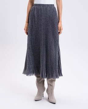 Ermanno Scervino Сіра спідниця-плісе D472O312VJR