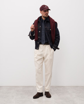 Brunello Cucinelli Синя сорочка MY6370627