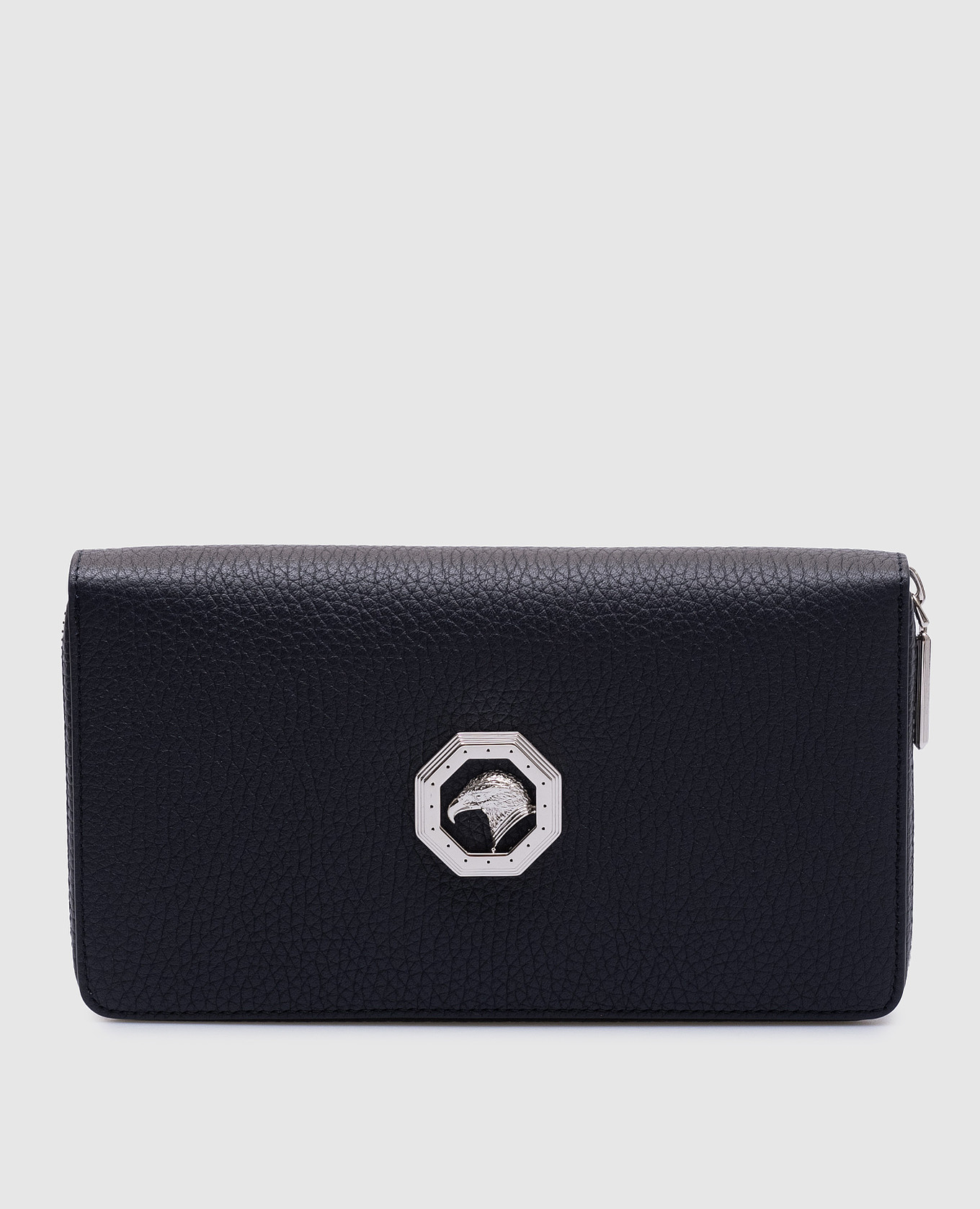 

Синий кожаный кошелек с логотипом логотип, Кошельки