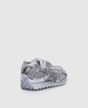 Bottega Veneta Серебристые кроссовки Orbit 755915V4V51