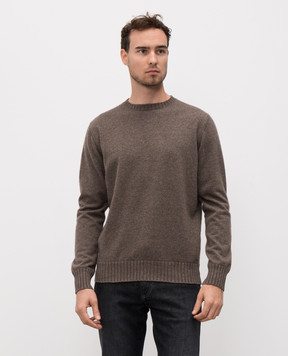 Doriani Cashmere Коричневий светр з кашеміру 14070MANGIRO10