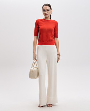 Ermanno Scervino Красный топ D465L301EKR
