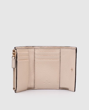 Valentino Бежеве шкіряне портмоне Rockstud 7W2P0AJ1VSH