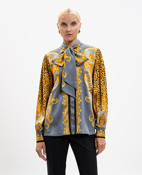 Versace Блуза із шовку Foulard Lavallière 10216371A16262