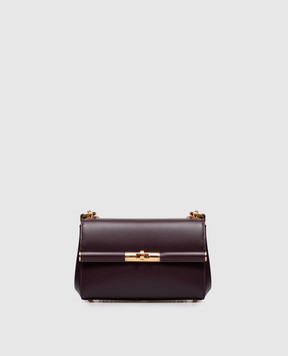 Dolce&Gabbana Фиолетовая кожаная сумка кросс-боди Marlene BB7766A3G19