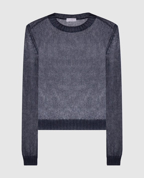 Brunello Cucinelli Синий джемпер с шерстью M2I776840