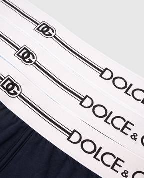 Dolce&Gabbana Набір трусів-боксерів з візерунком логотипа M9A33JON082