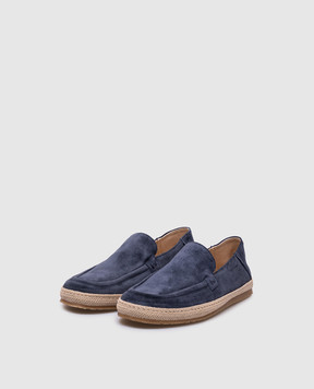 Stuart Weitzman Сині замшеві еспадрильї Bala SK514