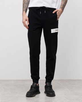 Moncler Чорні джогери з логотипом K10918H0002089AWU