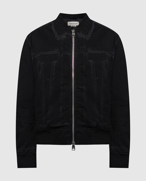 Alexander McQueen Черный джинсовый бомбер 787438QTABK