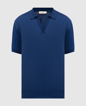 Cashmere&Whiskey Синє поло MB004B