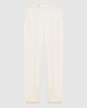 Canali Желтые брюки с льном PT0118793630