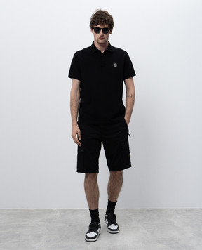 Stone Island Черное поло с нашивкой логотипа K1S1522002SCS0017