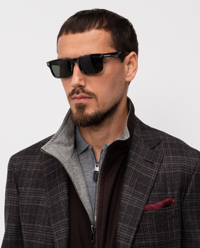Tom Ford Чорні сонцезахисні окуляри з логотипом FT1148D