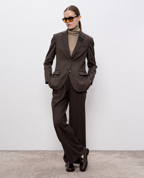 Brunello Cucinelli Бежевий гольф з кашеміру M12150103P