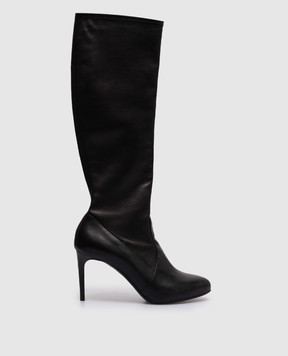 Casadei Чорні шкіряні чоботи 1SF10C080T613