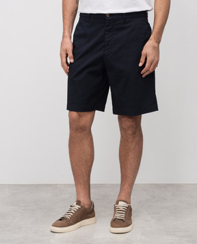 Brunello Cucinelli Сині шорти M289LU0010