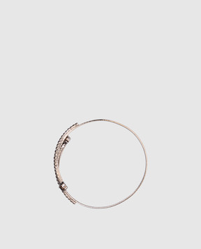 Peserico Серебристый браслет с кристаллами S35448C0CC453