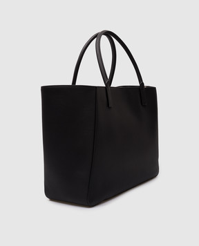Valentino Черная кожаная сумка-тоут с логотипом VLogo Signature 5W2B0N98PWL