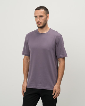 Brunello Cucinelli Фиолетовая футболка M0B131308