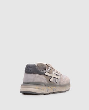 Premiata Серые комбинированные кроссовки MICK MICK