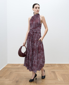 PROENZA SCHOULER Бордова сукня міді Lola R2513022BYP137