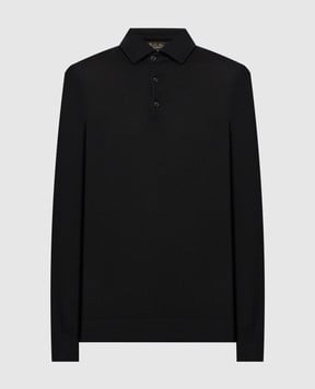 Loro Piana Черный джемпер из кашемира FAF8291