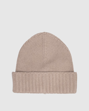 MooRER Бежевая шапка BERET из кашемира BERETCWS