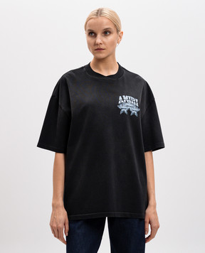 AMIRI Черная футболка Amiri Championship AMJYTE1139w