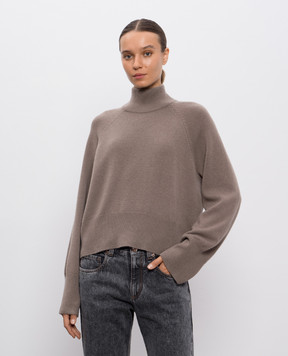 Brunello Cucinelli Коричневий светр з кашеміру M12707304