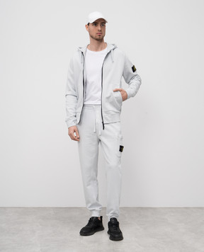 Stone Island Серые джогеры с логотип патч K1S156200644S0051