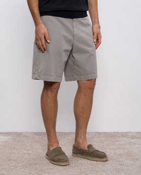 Brunello Cucinelli Серые шорты M252DU0010