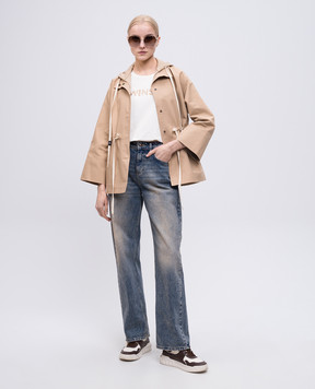 Twinset Бежевая куртка 251TE2180