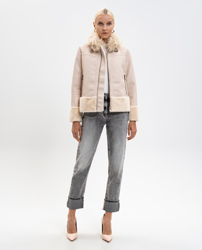 Twinset Бежевая куртка 252TP2410