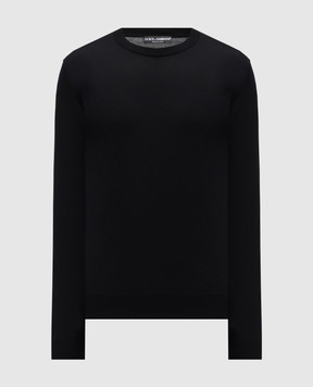Dolce&Gabbana Чорний джемпер з кашеміру GXX02TJBW05