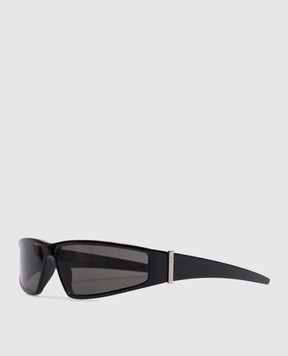 Alexander McQueen Черные очки Y2k с логотипом 821645J0752