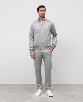 CAPOBIANCO Серый спортивный костюм с логотипом 18M455GU0018M712GU0058