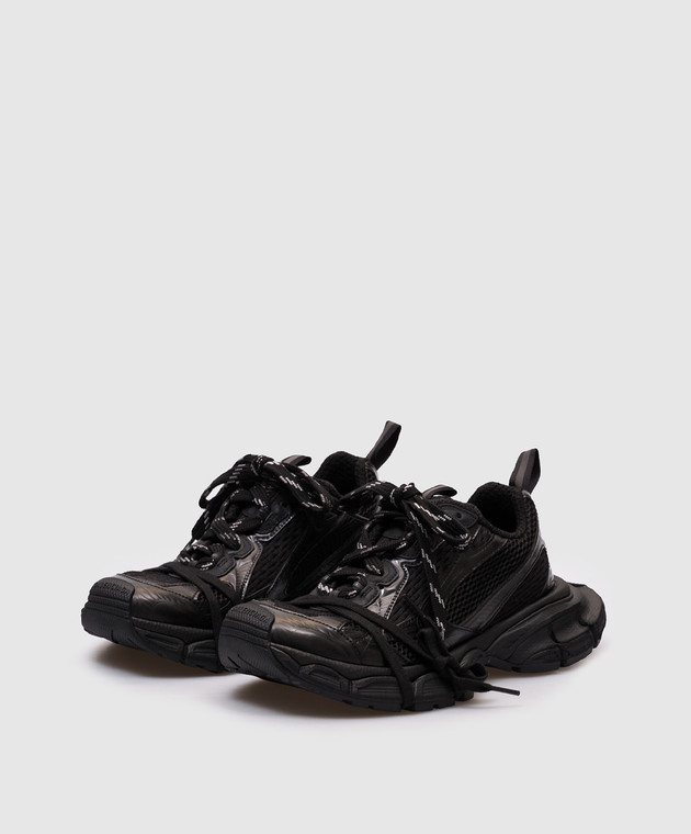 Balenciaga Черные кроссовки 3xl с логотипом 734731W3XL1 изображение 2