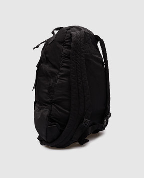 C.P. Company Чорний рюкзак Nylon B з логотипом MAC018A005269G