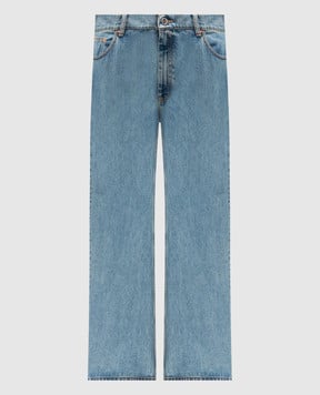 Vetements Блакитні джинси з патчем логотипа UH76DP400LB3m